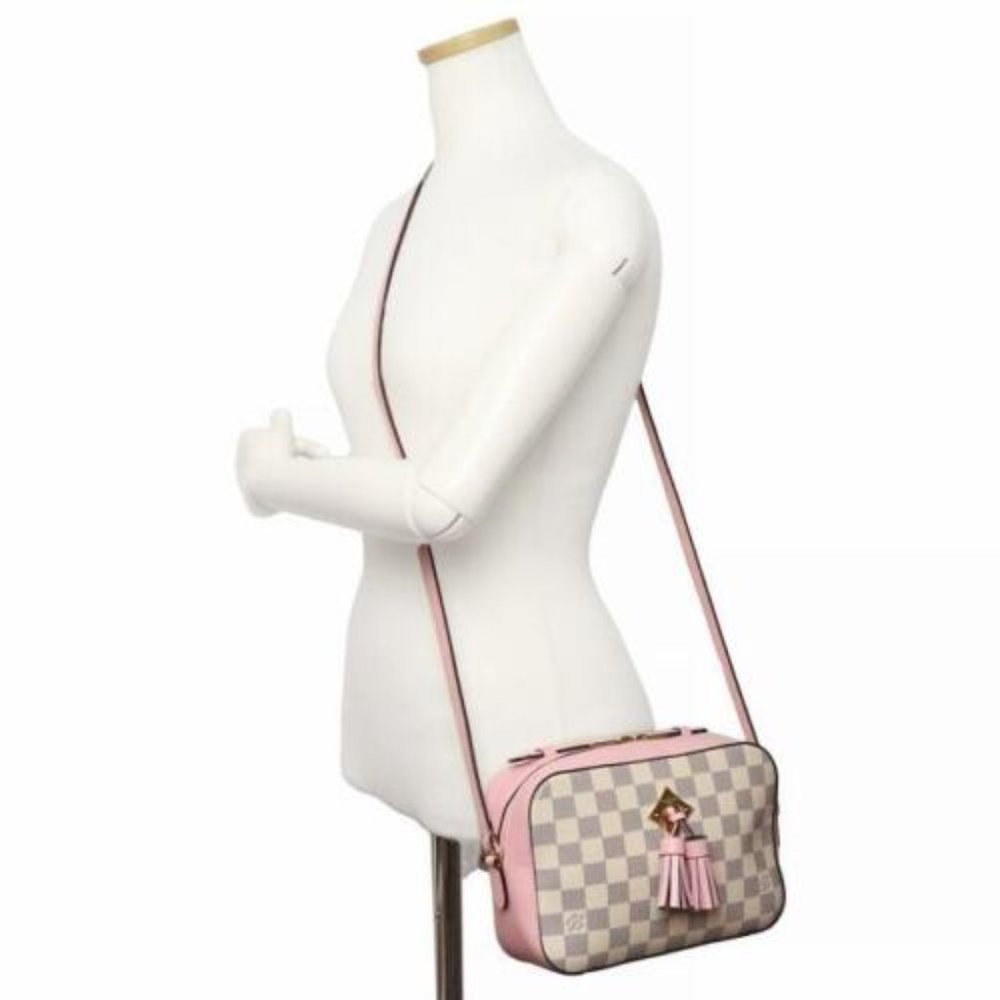 Saintonge Shoulder Bags Diagonal Hanging Damier Azure - Picture 7 of 9